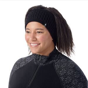 Smartwool Women's Black Fleece Lined Headband OS